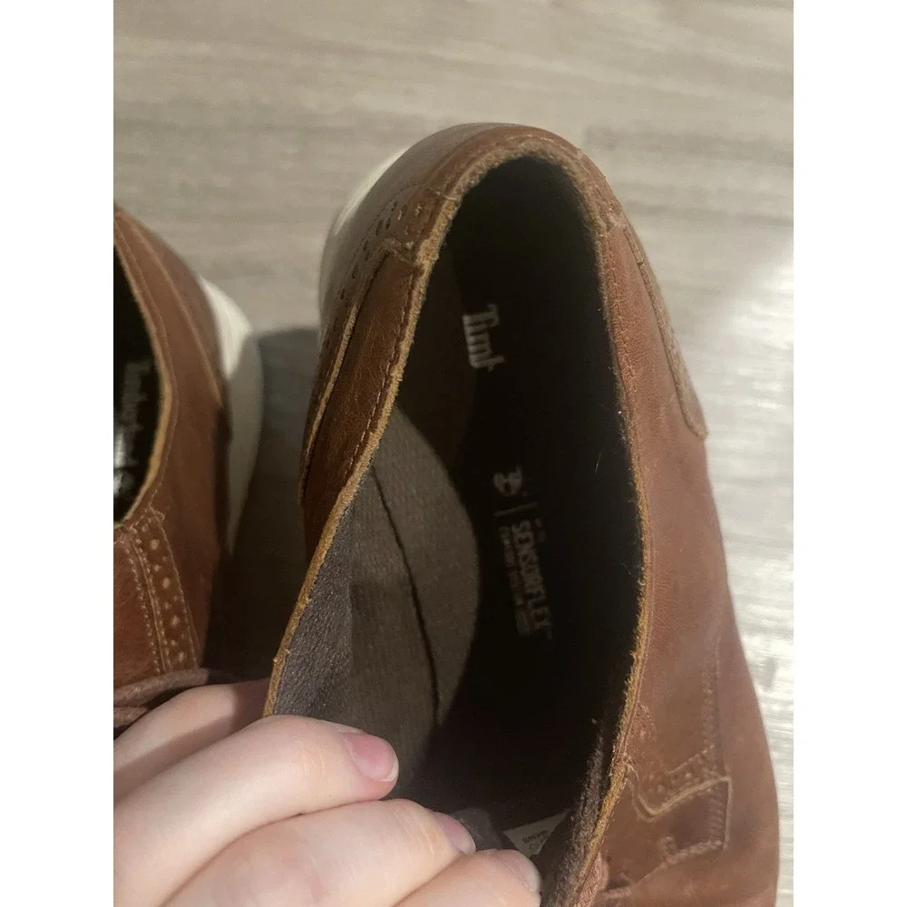 Timberland‎ Men's Dress Shoes Brown Size 11.5 Classic Minimalist Preppy Dressy